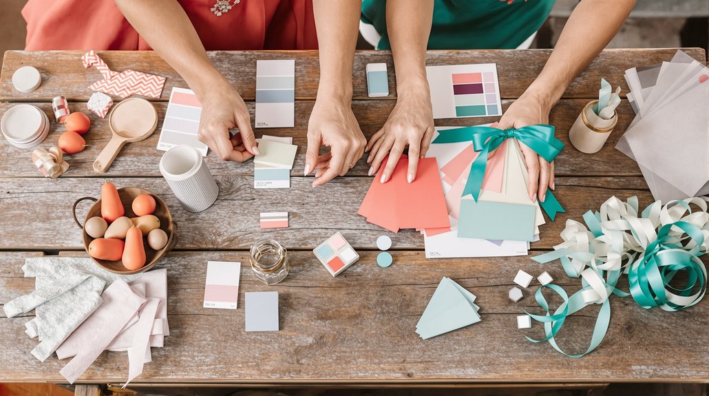 strategic wedding color palette