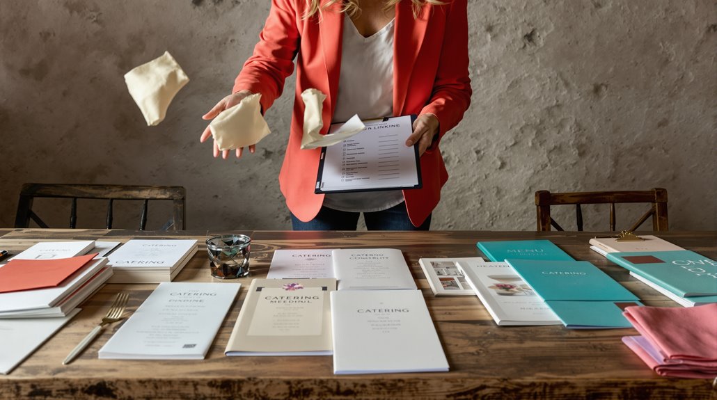 wedding catering cost checklist