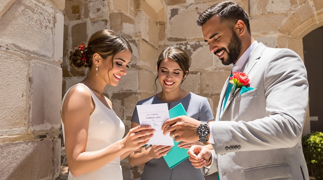 efficient memorable wedding ceremonies