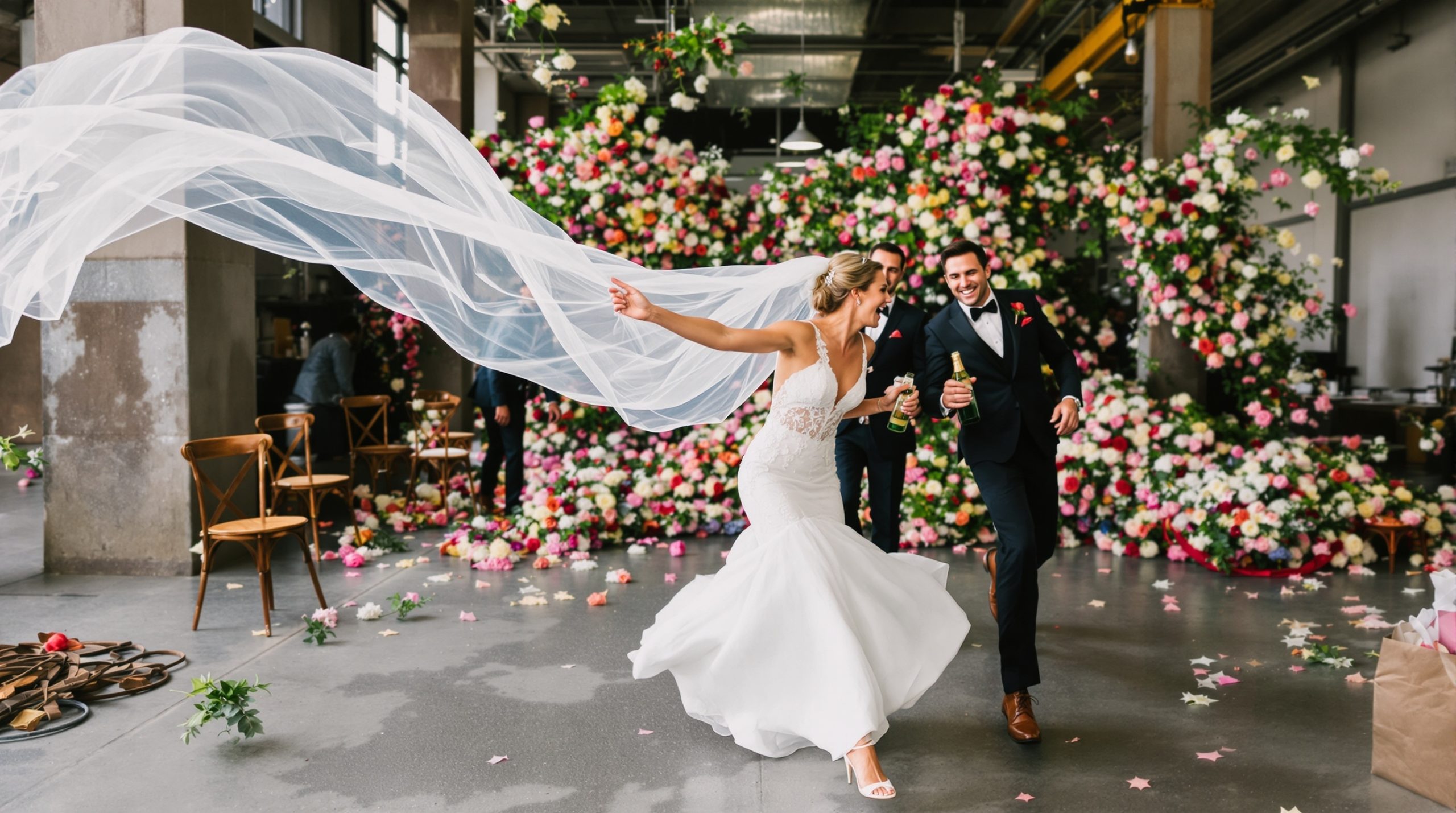 memorable wedding despite chaos