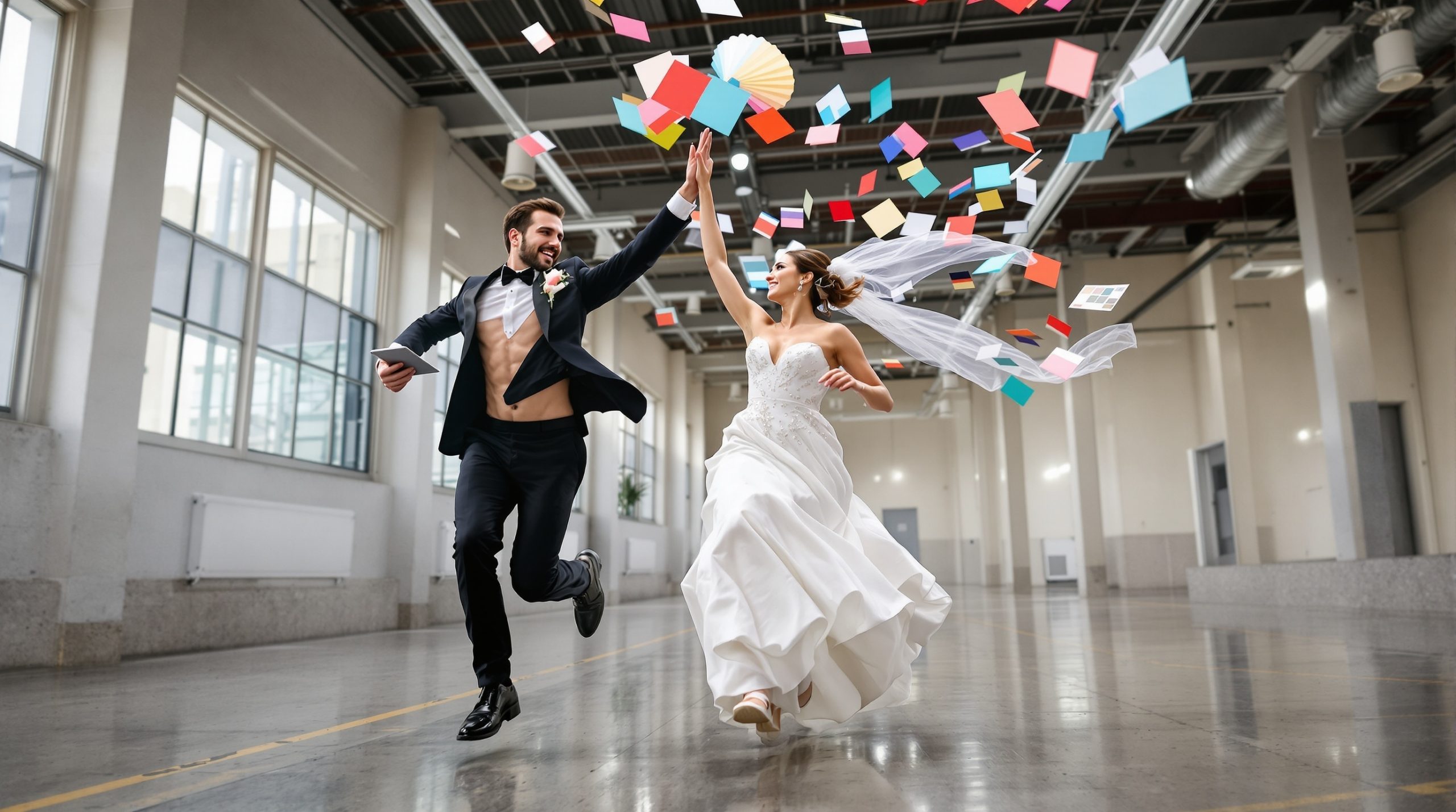 quickly organized large wedding