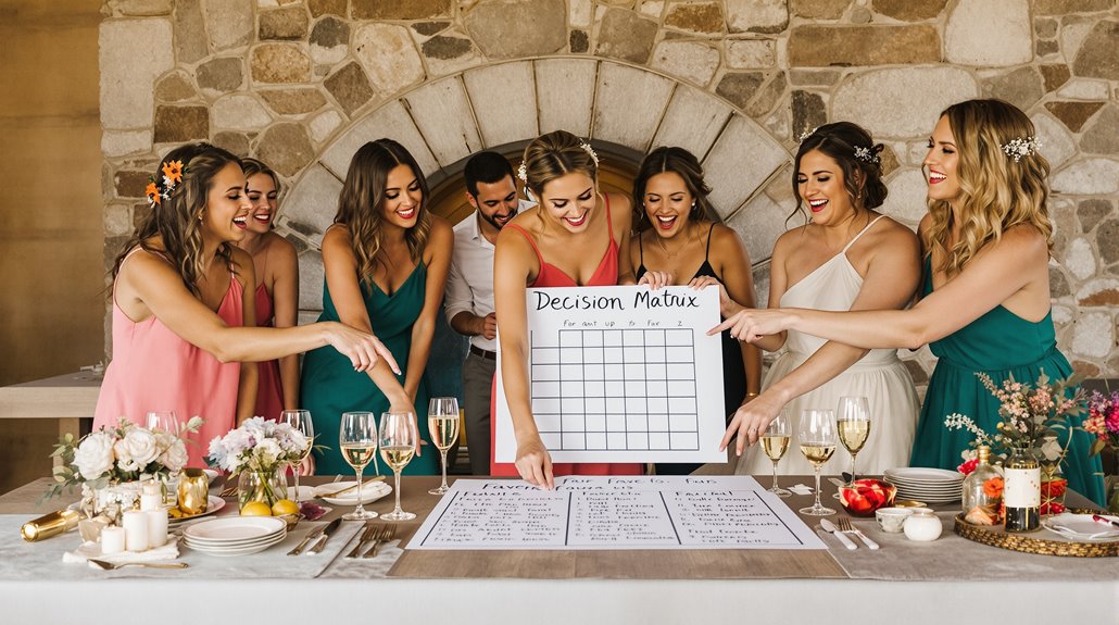 strategic wedding decision making tool