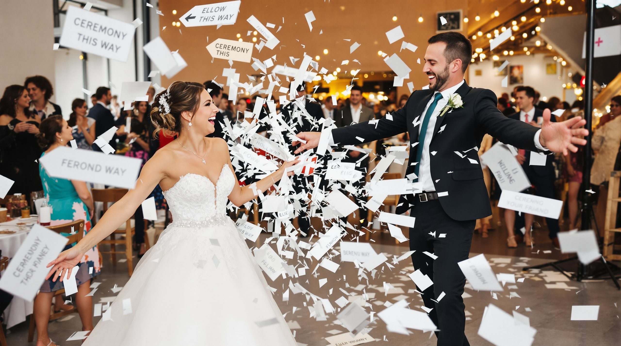 unneeded wedding decorations abound