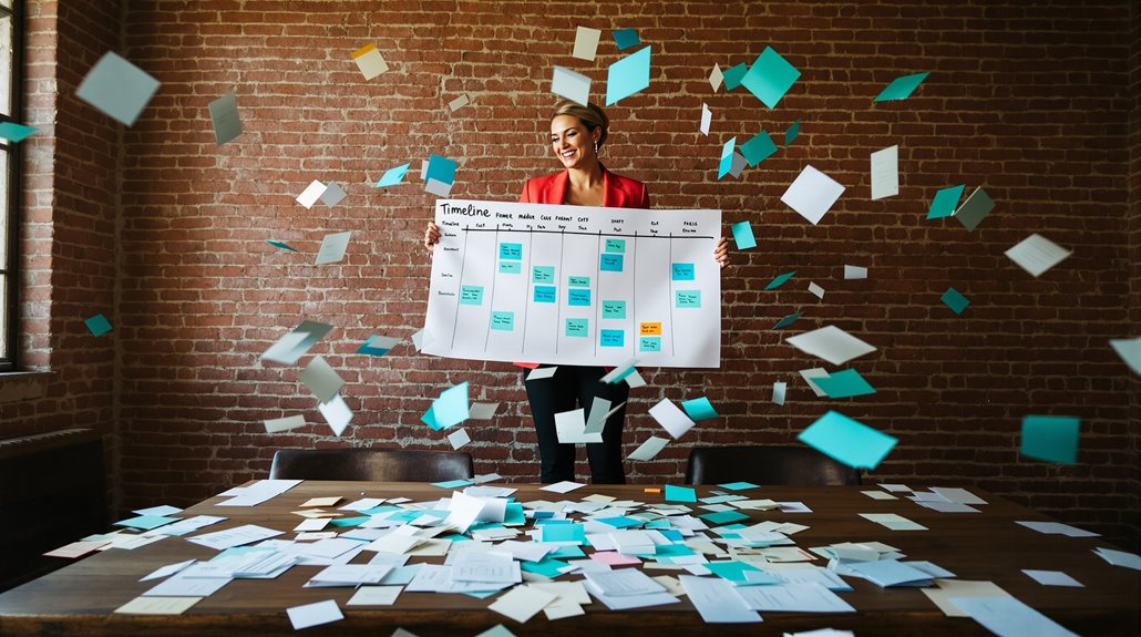 visual wedding planning roadmap