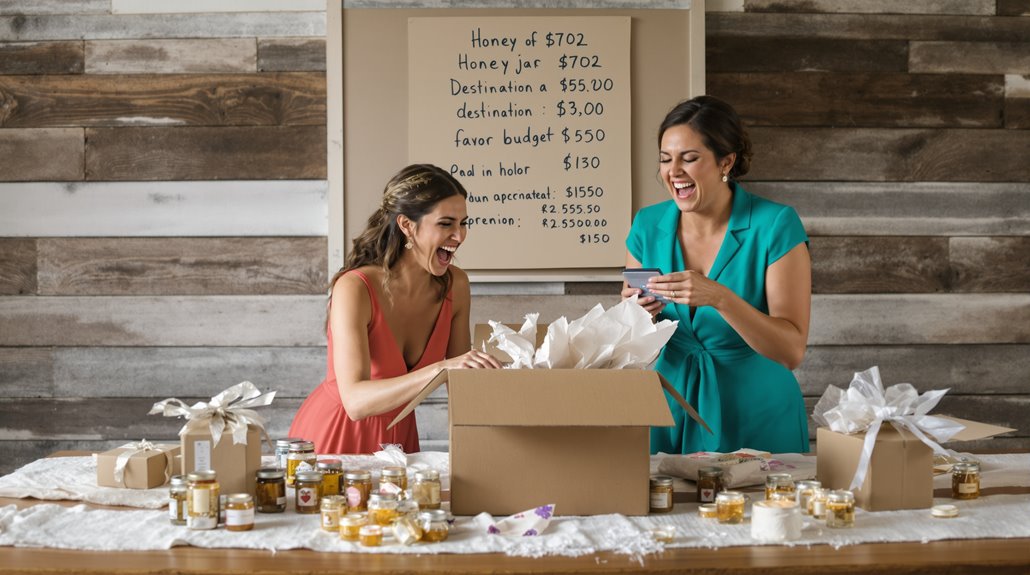 wedding budget visual summary